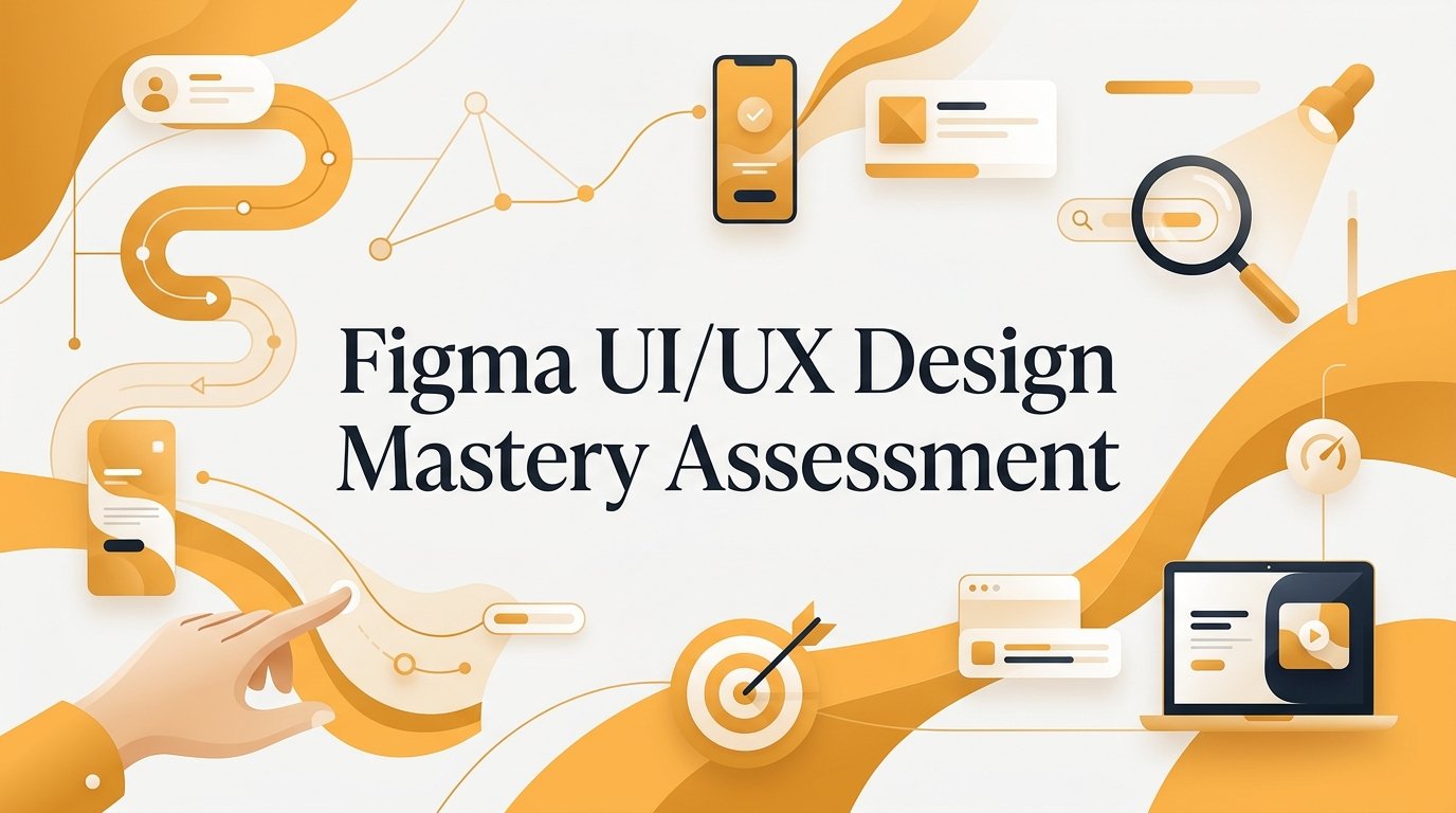 Figma UI/UX Design Mastery Assessment Banner